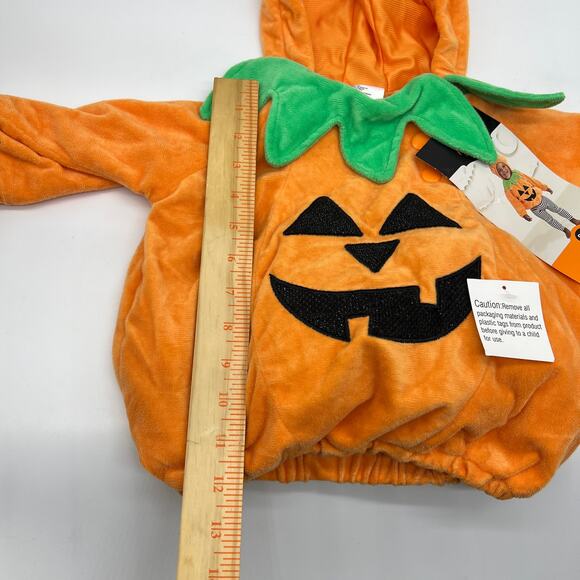 Infant and Toddler Pumpkin Halloween Costume Pullover Size 0-6 Months - Picture 3 of 16